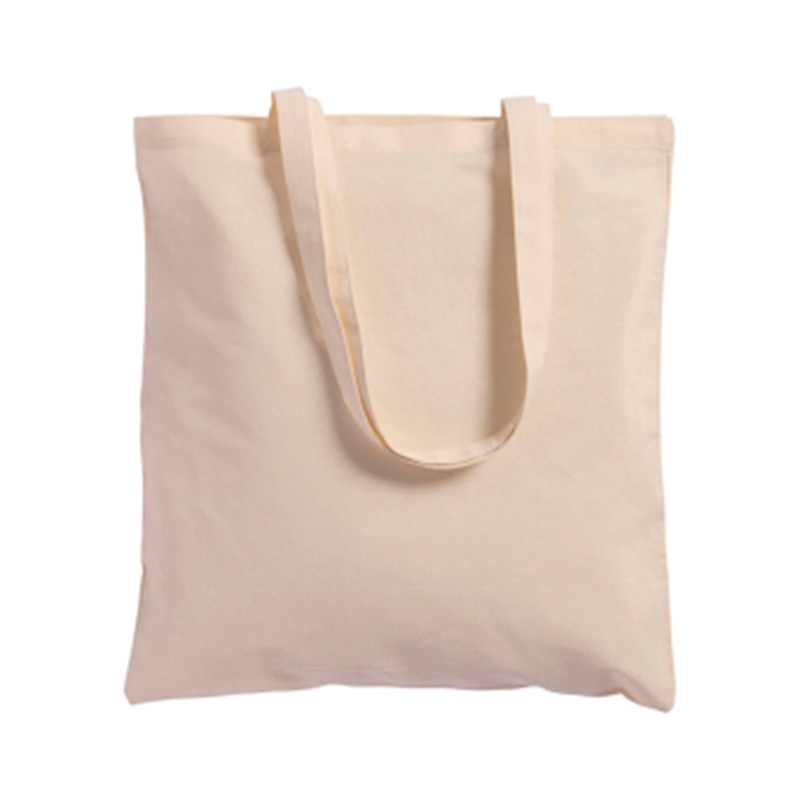 shopper in tela nera personalizzabile bianca