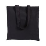 shopper in tela nera personalizzabile